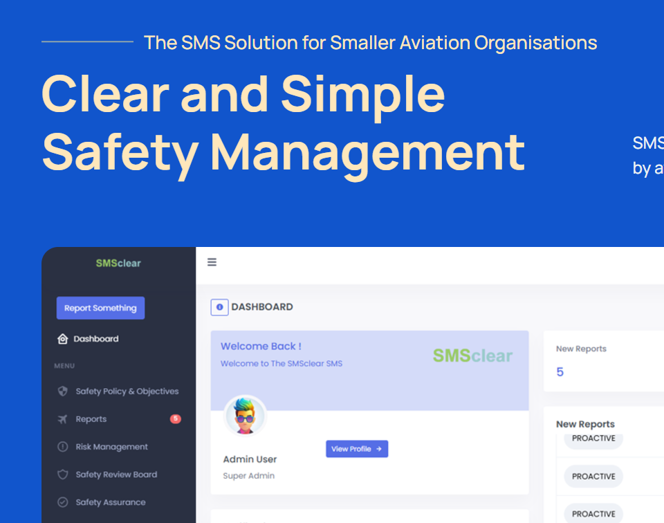 Avioservices develop a web based safety and risk management system.